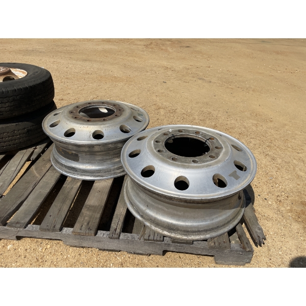(2) 24.5 ALCOA ALUM RIMS