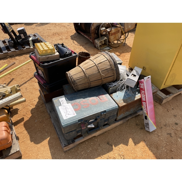 CONCRETE HOLE CUTTING EQUIPMENT, FLOOR BRUSHES, HARDWARE & MISC ITEMS