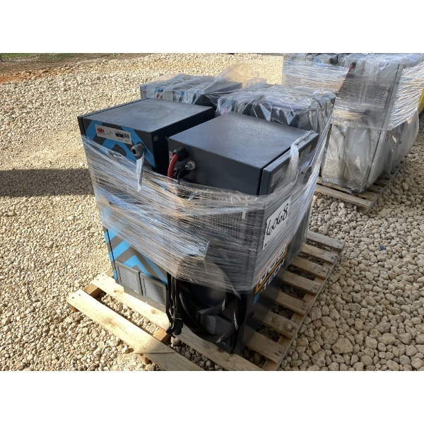 (4) JCB MG18 E-TECH 48V FORKLIFT CHARGERS