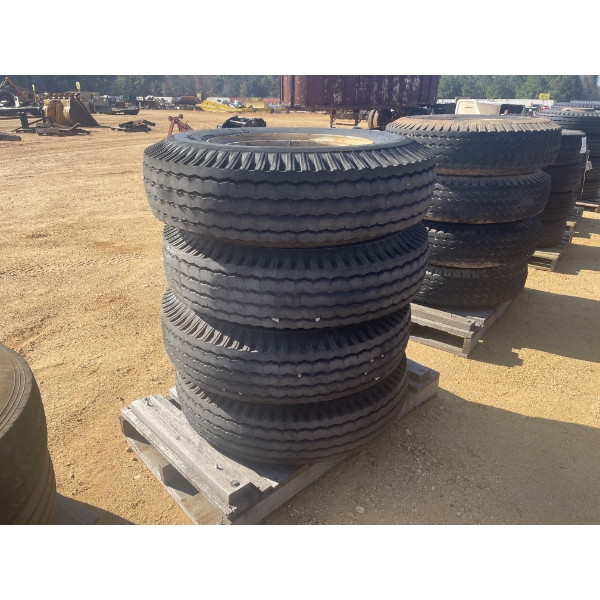 (4) 10.00-20 TIRES & WHEELS