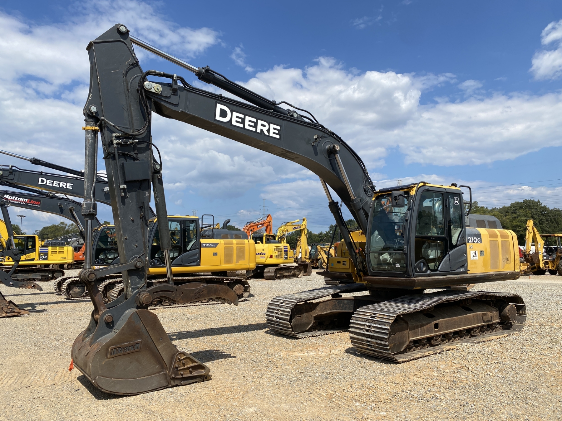 210c 2018 JOHN DEERE 210G LC Excavator - J.M. Wood Auction Company, Inc.