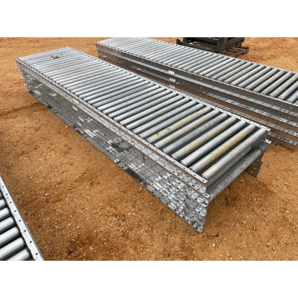 (5) 10' ALUM ROLLER CONVEYOR