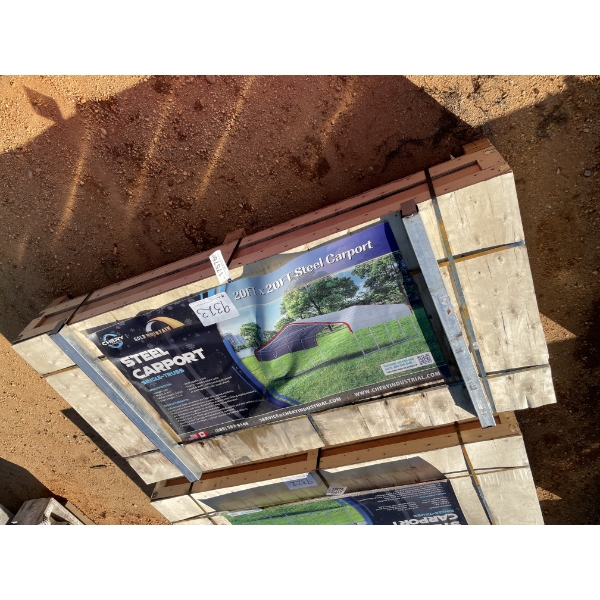 CHERY 20' X 20' STEEL CARPORT