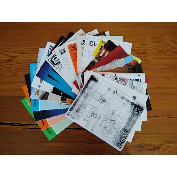 (20) VARIOUS EQUIPMENT BROCHURES