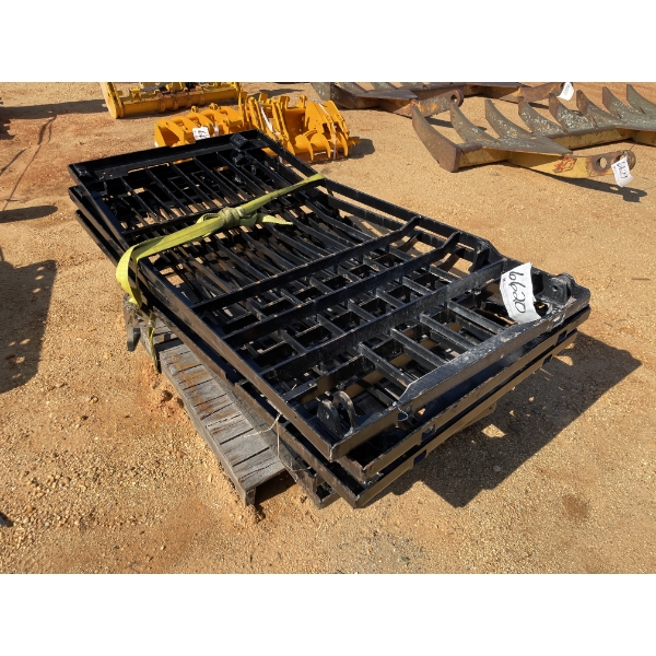 (5) EXCAVATOR WINDSHIELD CAGE PROTECTORS
