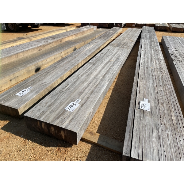LAMINATED WOOD BEAMS, 8" X 28" X 26'