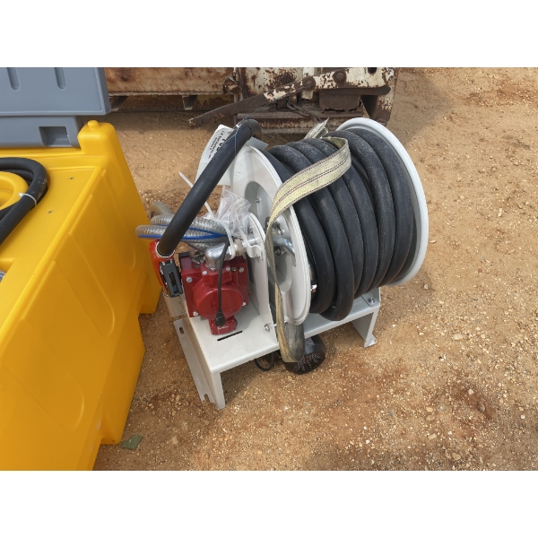 FUEL PUMP w/meter, nozzle, hose, hose reel, A/C, electric Pump