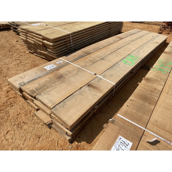 OAK LUMBER- 1.5" X 12" X 16' (16 PCS)