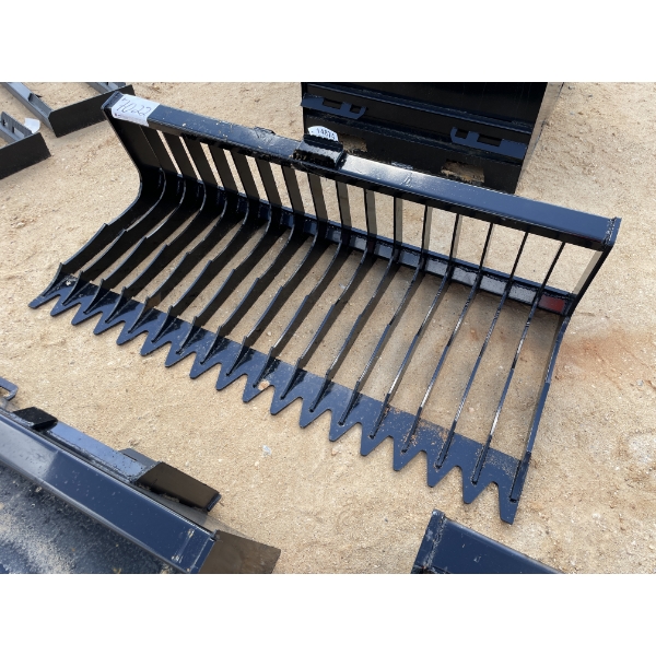 SKELETON BUCKET, 76"W, fits skid steer loader