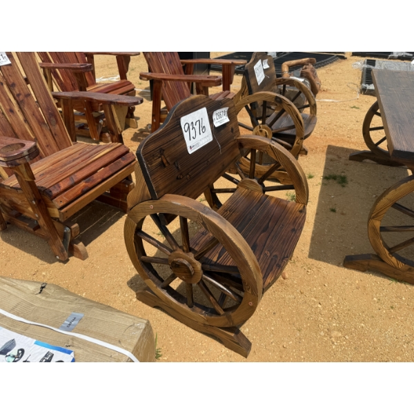 WAGON WHEEL CHAIR