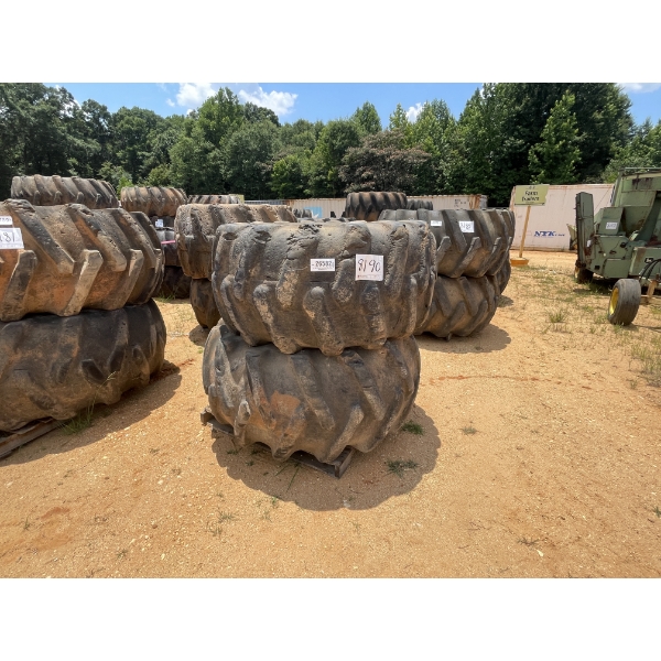 SKIDDER TIRES & RIMS (2EA)