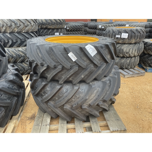 (2) 600/60-38 TIRES W/ RIMS