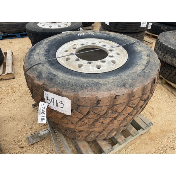 (2) 425/65R22.5 TIRES & RIMS