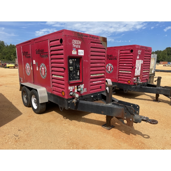 2013 SULLIVAN PALATEK 900 CFM Air Compressor