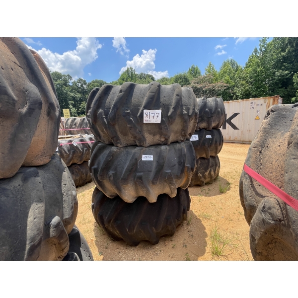 SKIDDER TIRES & RIMS (3EA)