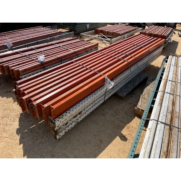 WAREHOUSE PALLET RACK (1 SET OF TWO SECTIONS)