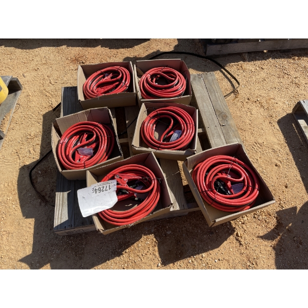 JUMP CABLES, approx 10' long 6 ea