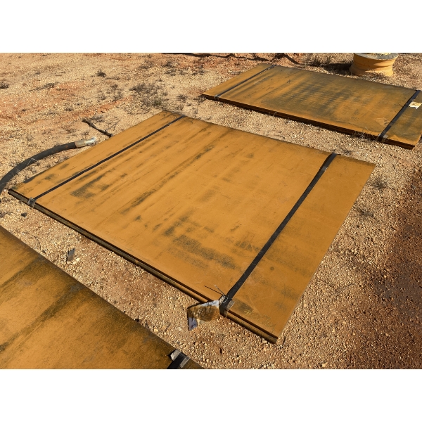 PLATE STEEL, 3/4" X 72" X 90" - (2) EACH