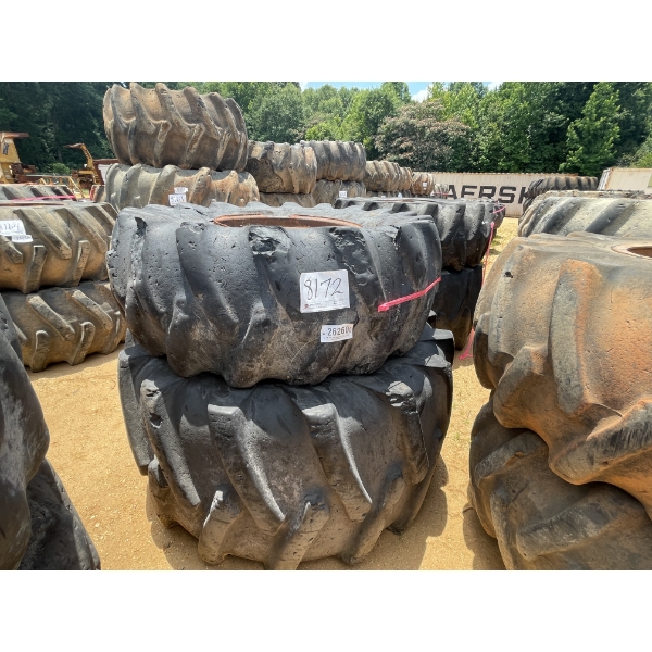 LOG SKIDDER TIRES & RIMS (4EA)