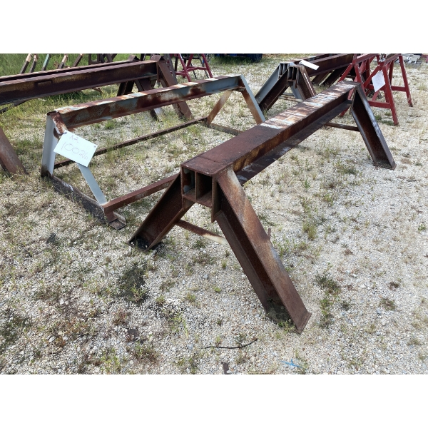 (2) STEEL SAW HORSES