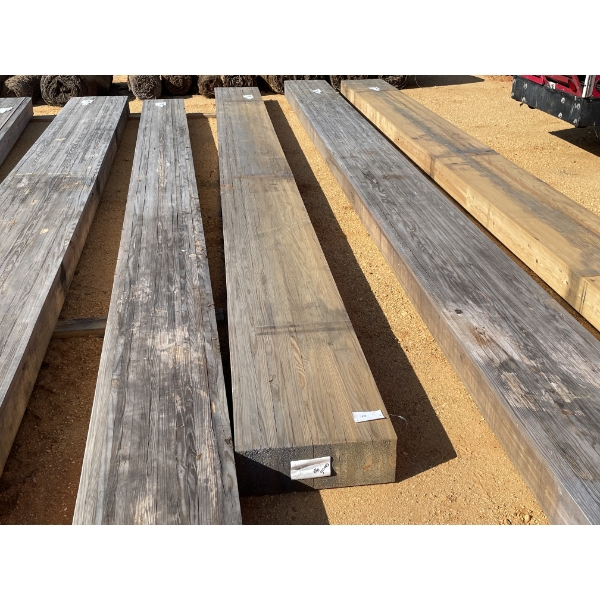 LAMINATED WOOD BEAMS, 8" X 24" X 26'
