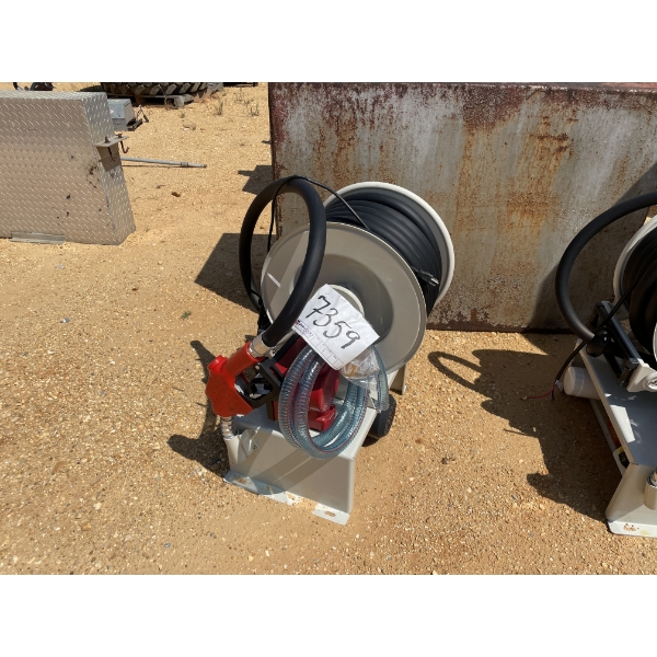 Hose reel & meter, includes AC power, hose, reel, nozzle & meter