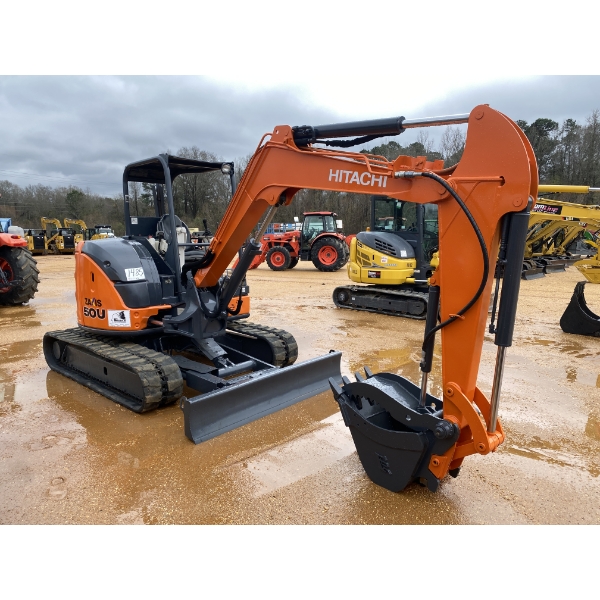 HITACHI ZX50U-5N Excavator - Mini - J.M. Wood Auction Company, Inc.
