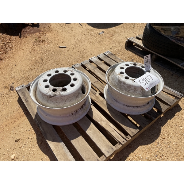 (2) 18" STEEL TRUCK RIMS