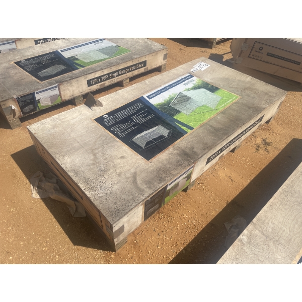 20' X 12' METAL LIVESTOCK SHELTER