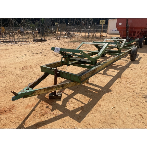 ROUND BALE HAY TRAILER, 20' long