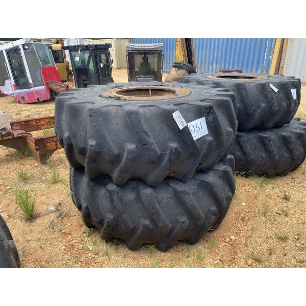 LOG SKIDDER TIRES & RIMS (2EA)