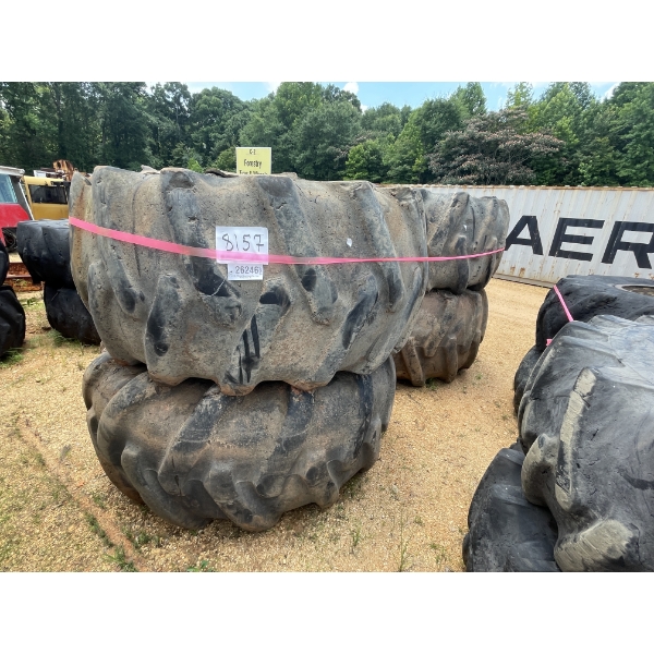 LOG SKIDDER TIRES & RIMS (4EA)