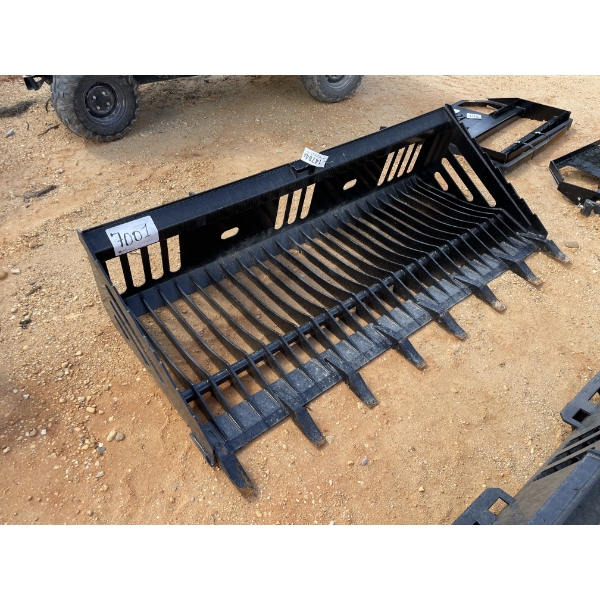 SKELETON BUCKET, 84", fits skid steer loader