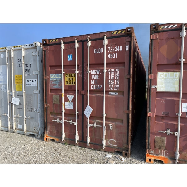 40' HIGH CUBE CONTAINER