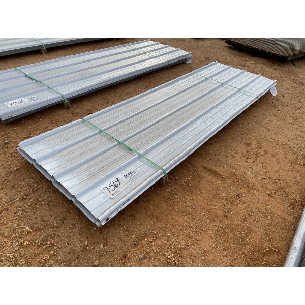 (40) 3' X 10' CLEAN GALVALUME LOW RIB PANEL