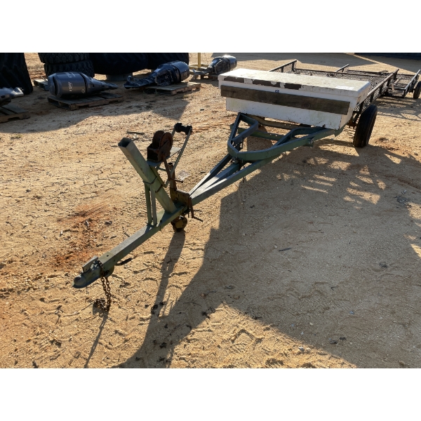 HOMEMADE SINGLE AXLE TRAILER