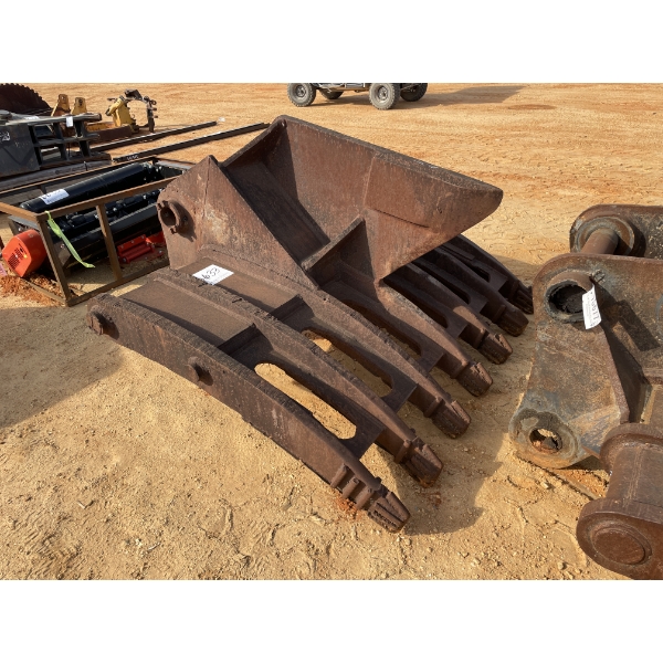 72" GRUBBING RAKE W/ STUMP SHEAR