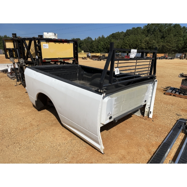 DODGE RAM PICK UP TRUCK BED W/HEADACHE RACK, 96" BED
