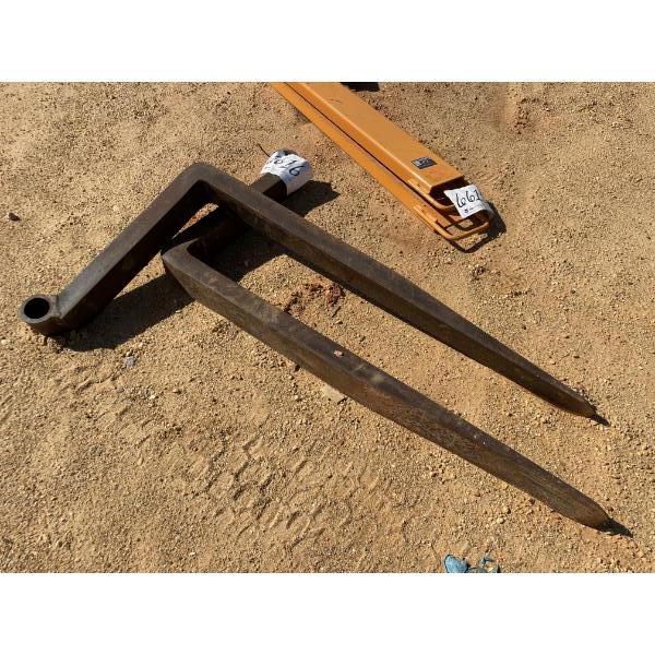 (2) FORKS Loader Attachments