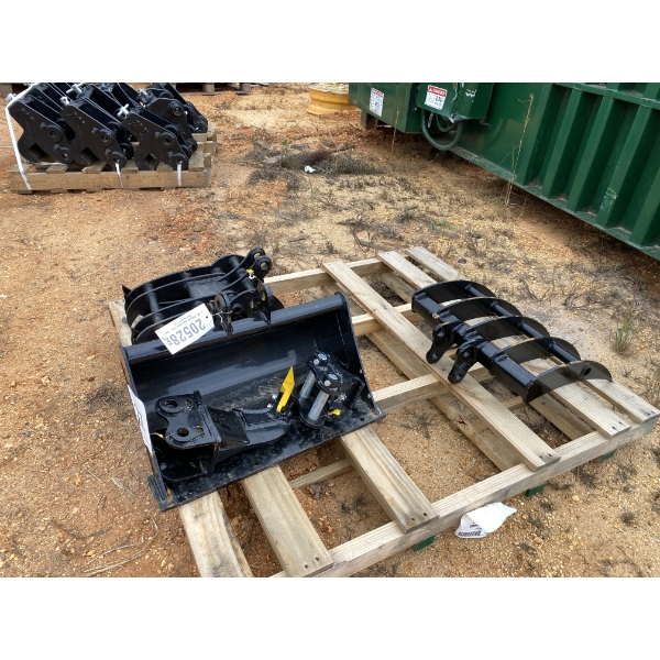 (5) MINI EXCAVATOR ATTACHMENTS