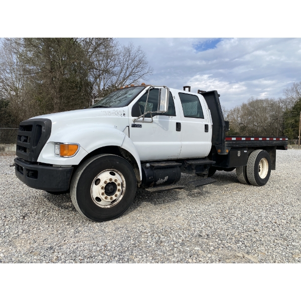 2009 FORD F750 SUPER DUTY Flatbed Dump Truck