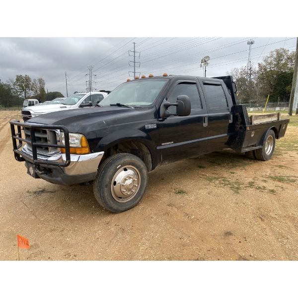 2000 FORD F550 XLT Flatbed Truck