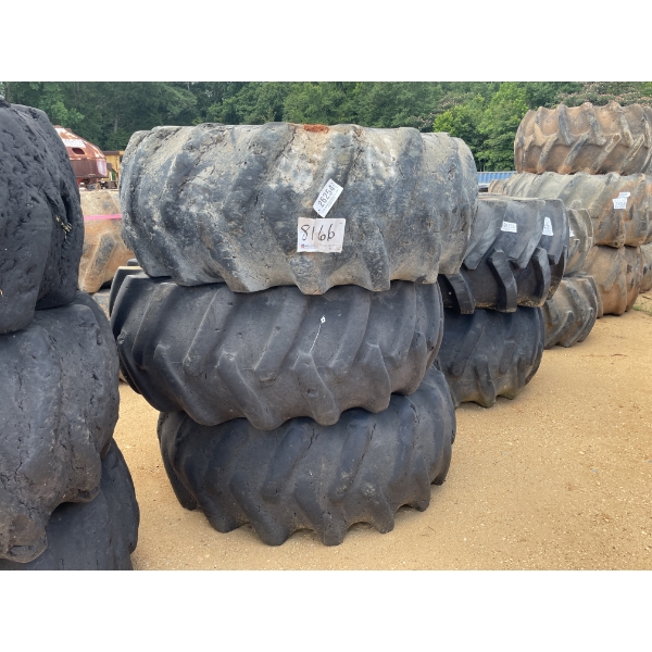 LOG SKIDDER TIRES & RIMS (3EA)