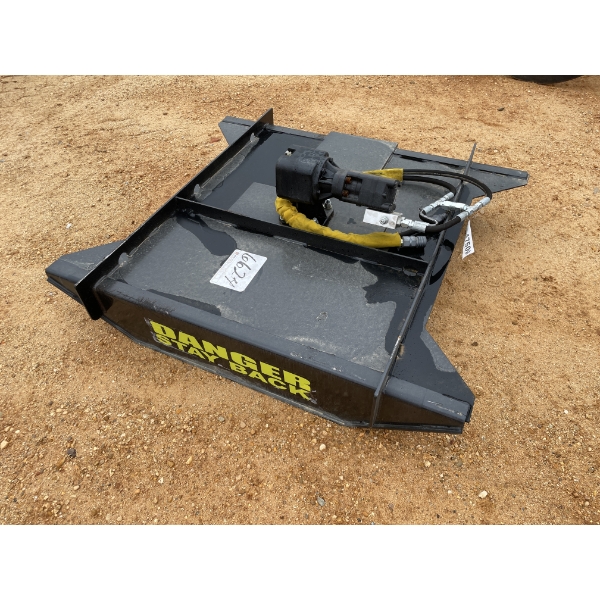 BRUSH CUTTER, 48"W,  fits excavator (no attachment points for skid steer or excavator) 