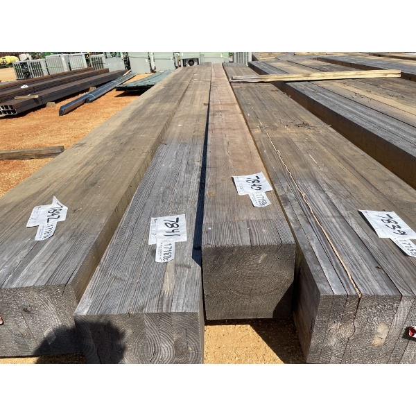 LAMINATED WOOD BEAMS, 10" X 10" X 30'