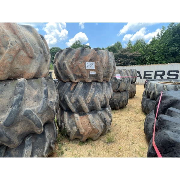 SKIDDER TIRES & RIMS (3EA)
