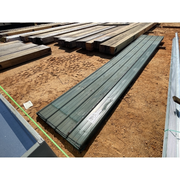 USED ROOFERS METAL, Green, 36" W