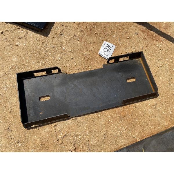 QUICK ATTACH PLATE, fits skid steer loader