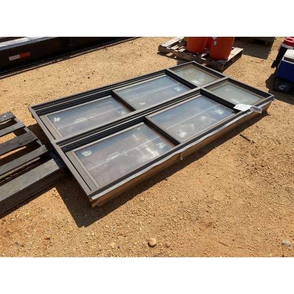 WOOD FRAME WINDOW, APPOX 94"WX51"H