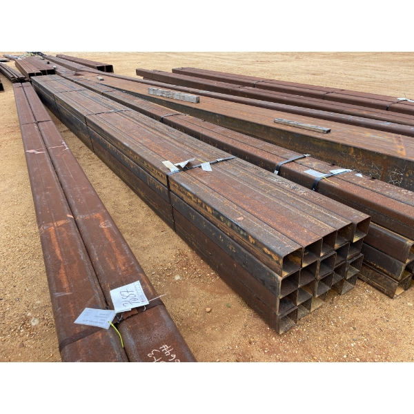 STEEL SQUARE TUBE,  1/8" X 5"SQ X 30' (20)